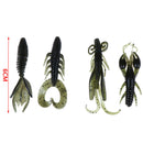 20pcs Soft Worm Shrimp Sea Fishing Lures Tackle crayfish Crankbaits OZ