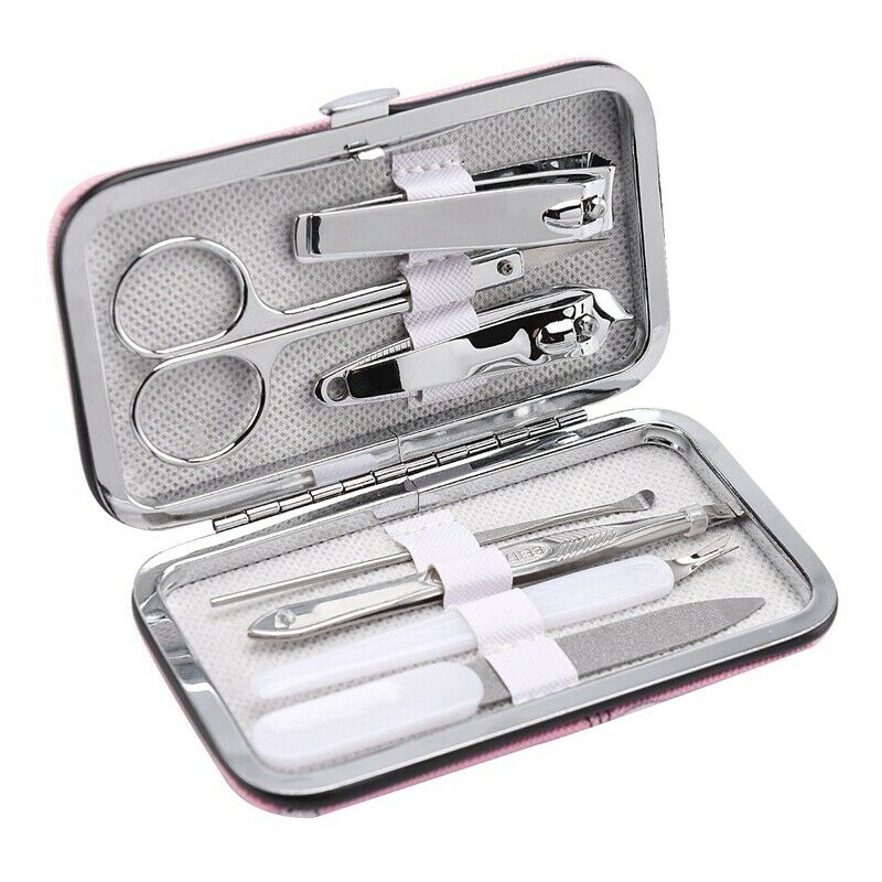 Kids Manicure Set,Nail Clippers Set Stainless Steel Personal Manicure And P F5V3