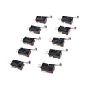 Momentary Lever Roller Micro Switch SPDT (Pack of 10Pcs)