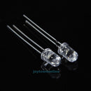 100Pcs 5mm White Ultra-Bright LED Light Lamp Emitting Diodes 15000MCD
