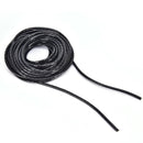 6mm Outside Dia 17M PE Polyethylene Spiral Cable Wire Wrap Tube Black B Gw