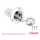 Boat Deck Gas Fill Keyless Cap 1-1/2'' Boat Hardware WATER Character Style