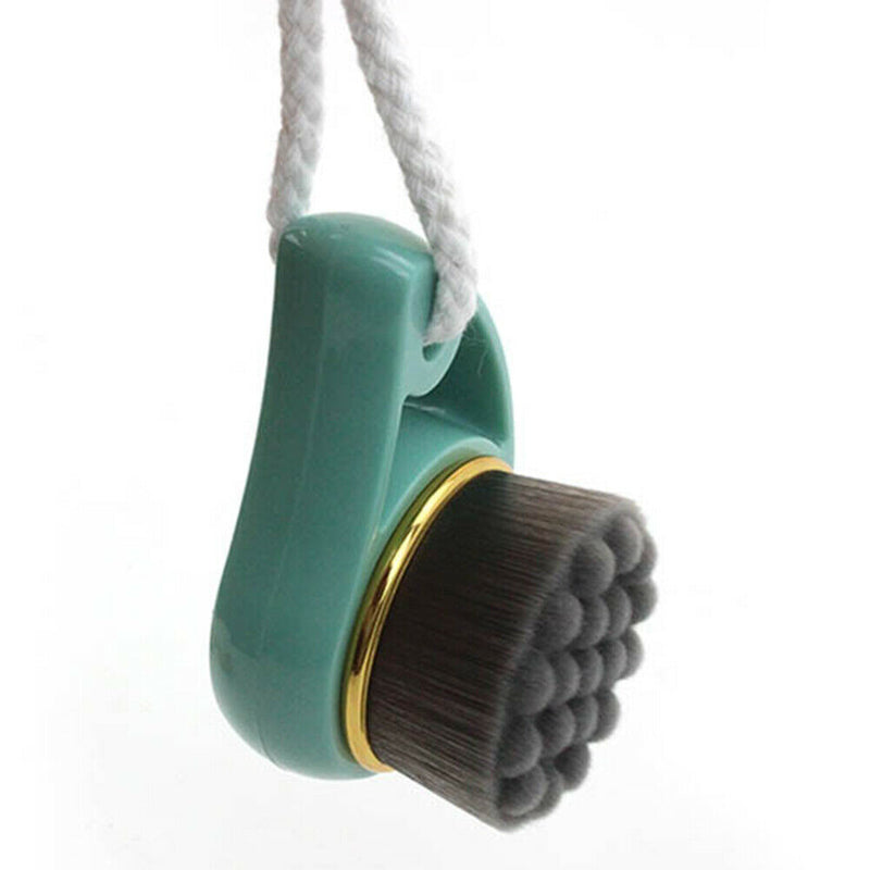 Face Washing Massage Brush Pores Cleansing Brush for Makeup Tools (Green) A