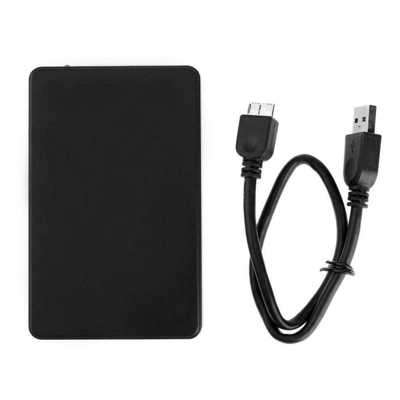 2.5in USB3.0 SATA Box 3TB HDD Hard Drive SSD External Enclosure Case (A)