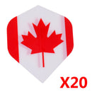 20Pcs Standard Dart Flights Professional Darts Sports Accessories Canada