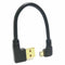 90 degree Right Angle Micro USB to Left Angle USB A Male Sync Charge Cable W6C3