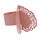 100 x Butterfly Paper Wedding Party Tissue Ring Napkin Buckle,Pink,White