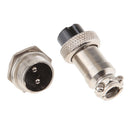 GX16 2 Pins Metal Waterproof Aviation Connector Plug & Socket