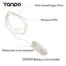 1M 10 LED Copper Wire String Fairy Light Battery Powered Green For Xmas ST325-05