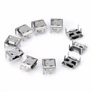 10pcs Micro USB Type B Female 5Pin DIP Socket Jack Connectors Port Charging