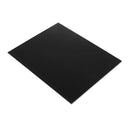 2pcs ABS Styrene Plastic Flat Sheet Plate Craft 5mm x 200mm x 250mm, Black