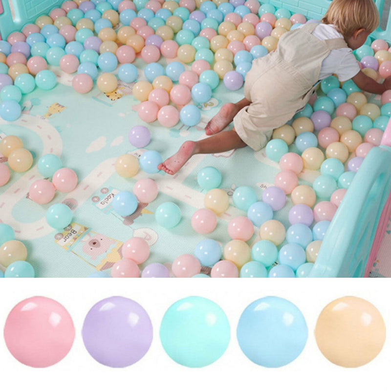 10x Soft Plastic Ocean Balls Swimming PIt Pool Game Baby Kid Children Fun Toys
