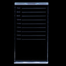 2In1 Eyelash Extension Crystal Glass Eyelashes Glue Pallet Adhesives Tray Holder