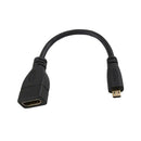 15cm Micro HDMI D Male To HDMI A Female Adapter Connector Converter Cable