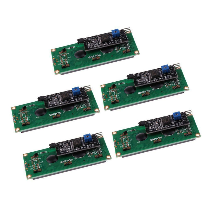 5Pcs IIC I2C TWI 1602 16x2 Serial LCD Module Display for