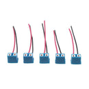 5pcs H7 Bulb Socket Fog Driving Light Lamp Wire Harness Pigtail Base