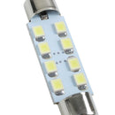 10 x 41 mm 8 - SMD 1210 Torpedo white LED dome light bulb 211 - 2 212 - 2