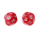 10pcs/set Polyhedral D16 Dice for DND RPG MTG Role Playing Board Game Red
