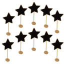 10 x Mini Star Wood Chalkboard Blackboard Message Table Number Wedding Decor