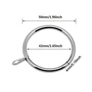24Pack iron Curtain Rings 45mm Internal Diameter Large Curtain Drape Pole R