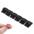 Cable Clips 20 PCS Self-adhesive Ties Plastic Rectangle Holder Wire Clip Qu