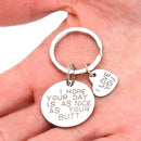Engraved Pendants I Love You Key Chain Key Ring Jewelry Valentines day gi Ws Gn