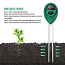 Soil Tester Moisture Analyzer Soil Ph Meter 3-In-1 Soil Gardening Tool Set