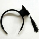 Graduation Hat Headband,Mini Bachelor Cap Headband,Graduation Party Supplie T2O7