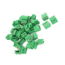 5.08mm Pitch Right Angle 4pin PCB Pluggable Terminal Block 26 Sets H2N5