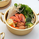 Creative Golden Stockpot Nonstick Salad Instant Noodle Bowl Kitchen Cooking