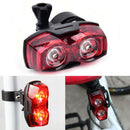 2LED Bright Cycling Bicycle Bike Safe Rear Tail Flashing Back Light Warning L BX