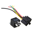 5 Repeater Relay 5 Pin12V 30/40A + 5 Cable socket for Car Automotive
