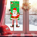 Christmas Hanging Flags Door Curtain Festival Decor Banners (Santa Claus) A