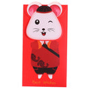 6pcs/set Year of the Rat Packet Bag Chinese New Year Red Money Envel mdPT3C