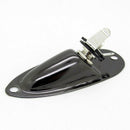 Black Boat Style 1/4inch Guitar Pickup Output Input Jack Plug Socket For Fd