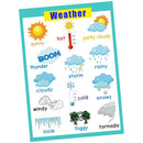 Weather~Kids Fun Early Learning Educational Preschool Poster Charts