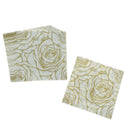 20x golden rose flower paper napkins serviette tissue party supply home decor M&