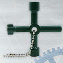 Function Four-Corner Key Water Meter Valve Electric Cabinet Box Accesso NPN