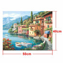 Paint By Number Kits Oil Painting Wall Art DIY Craft Landscape Adults Kids GN