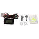 LED Thermometer 3Way FlowMeter For Water Cooling Liquid Cooler System 2 Barb