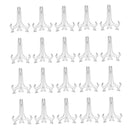 80xClear Plastic Easels Or Decorative Stand/Plate  Display Pictures 3"