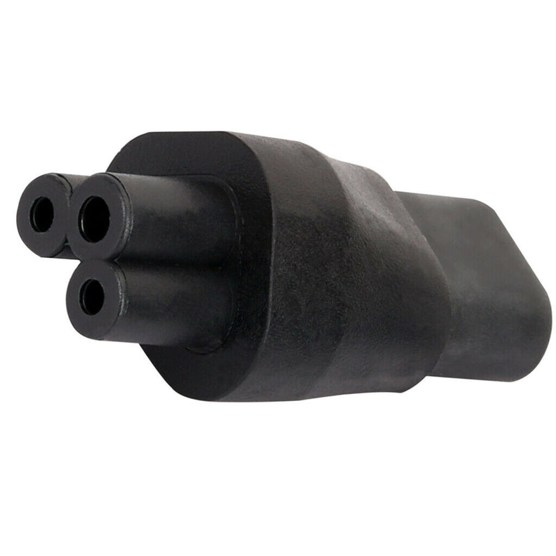 1 X IEC320 C5 To C8 90 Degree Power Supply Extension, Angled