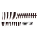 40X carp fishing lead clips quick change snap clips and tail rubber for carp  Z