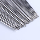 11 Sizes Stainless Steel Knitting Needles Single Pointed Knitting Tools