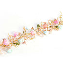 Bridal Flower Crown Headband Wedding Prom Beach Floral Garland Wreath Wedding OZ