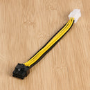 10pcs 4Pin to 8Pin Convert Power Wire Connector Extension Cable