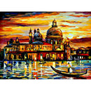 Full Drill 5D Diamond Painting DIY Seaside Castle Embroidery Cross Stitch  A