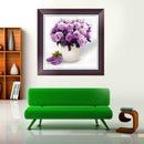 Diamond Painting DIY 5D Embroidery Cross Stitch Craft Purple Flower Rose