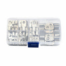 60pcs Battery Cable Ends Lugs, Copper Ring Terminals, Wire Connectors Solder Kit
