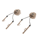 Rail Adapter Attachment Kit for MICH FAST Rails Adapter Set Tan